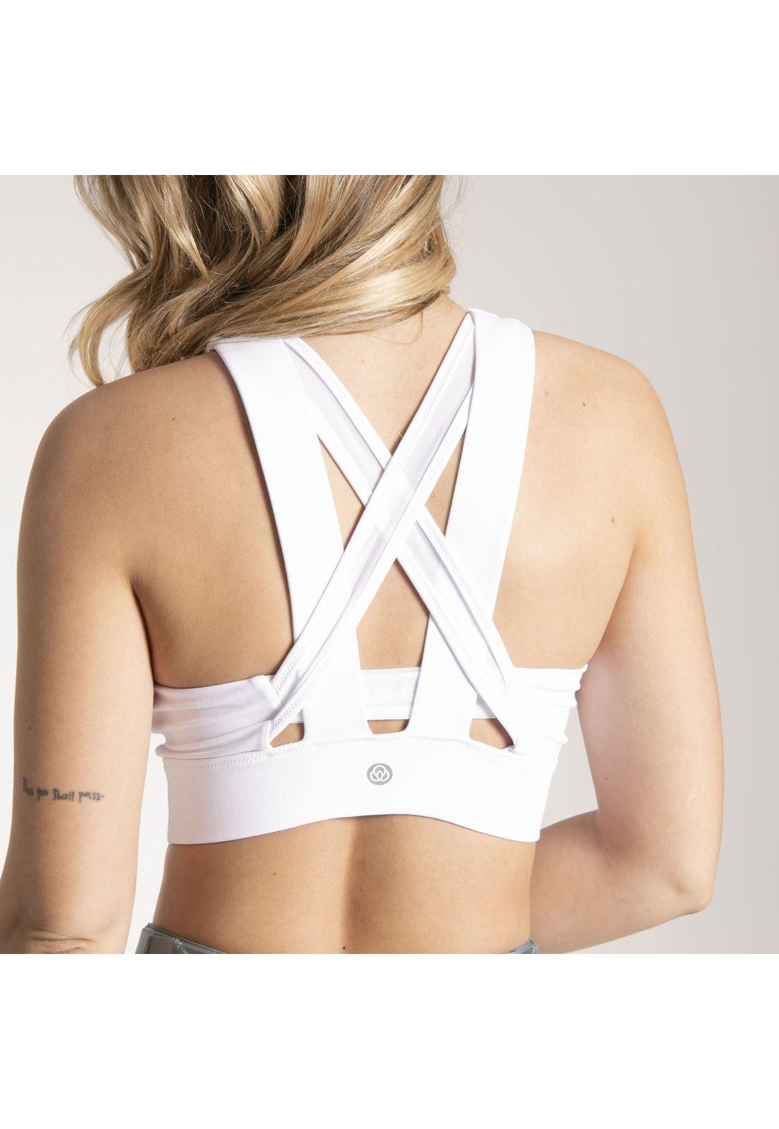 Peto Mujer Train Support Bra Blanco-3