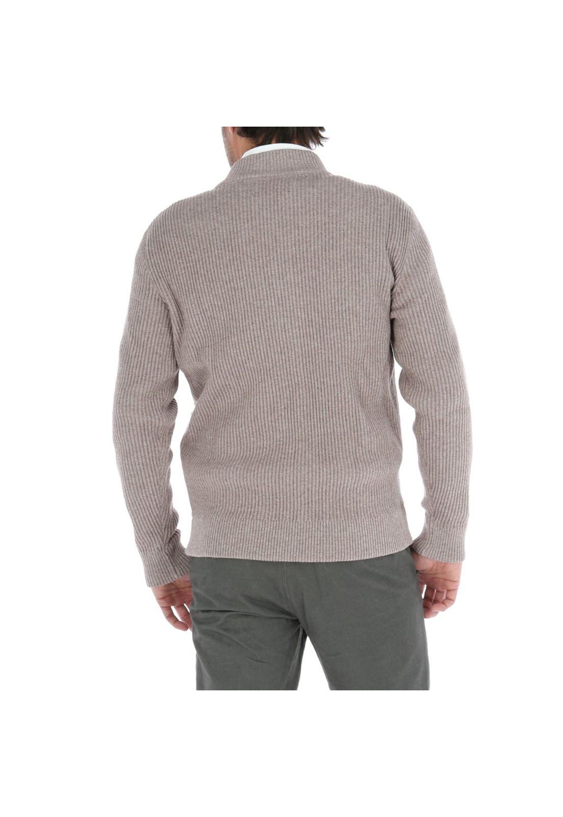 Chaleco Algodón Felt Gris Hombre-1