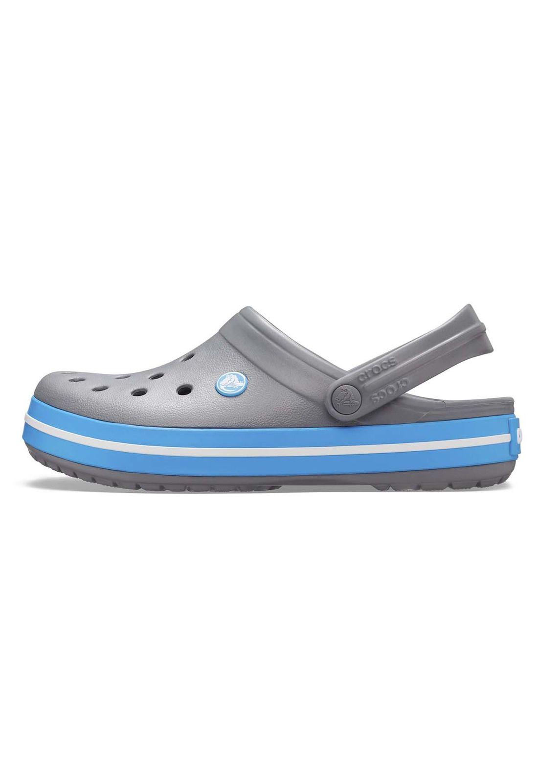 Zueco Crocs Unisex Crocband Gris-1