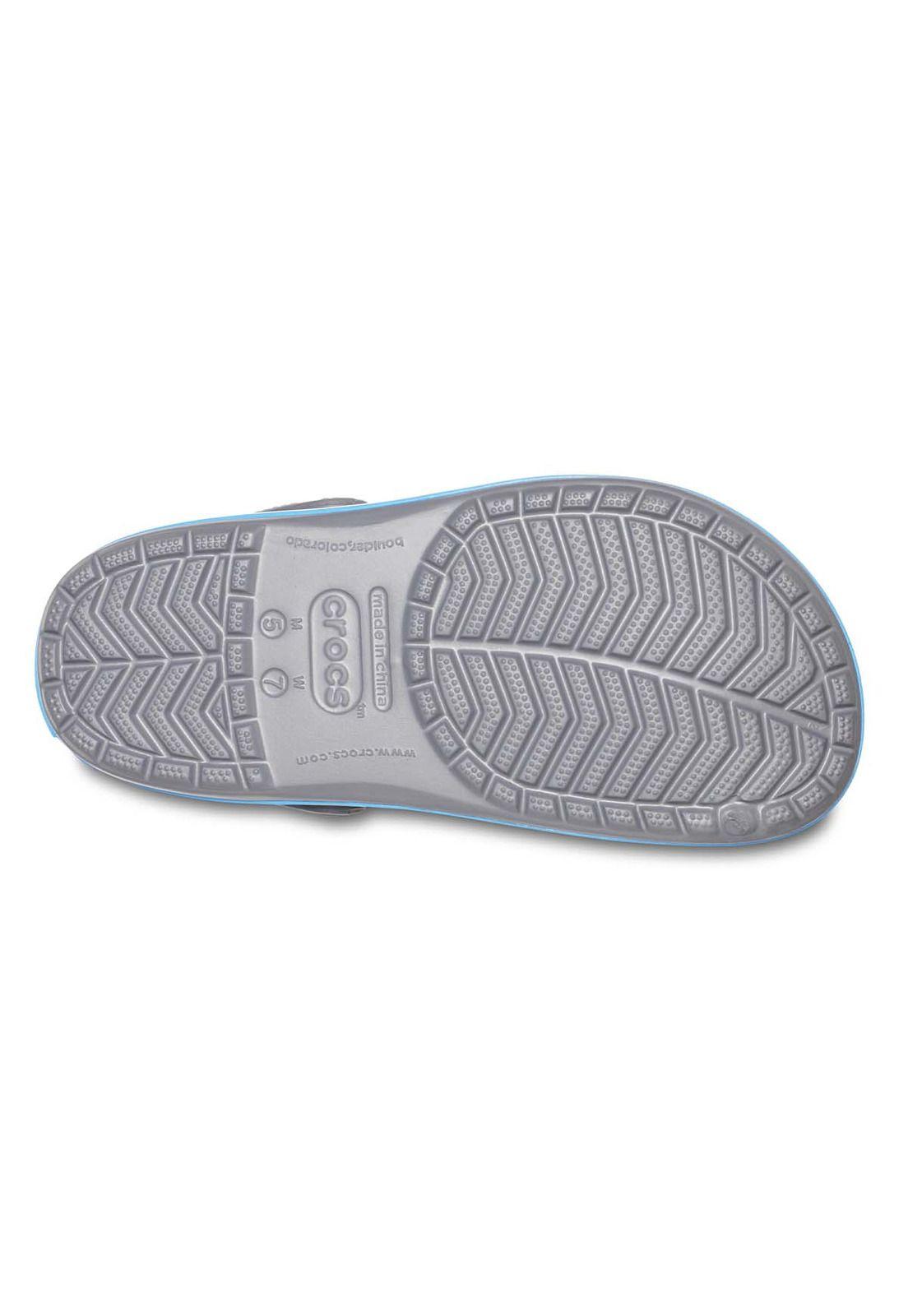 Zueco Crocs Unisex Crocband Gris-5