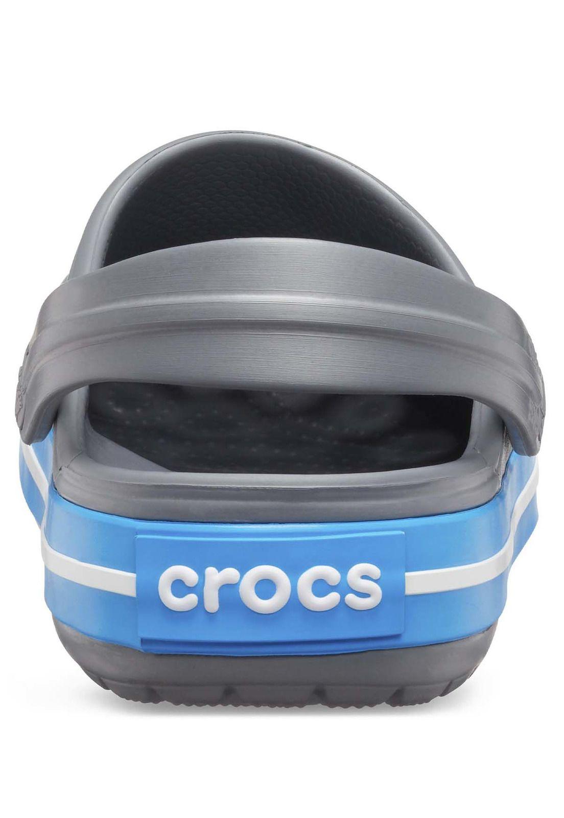 Zueco Crocs Unisex Crocband Gris-7