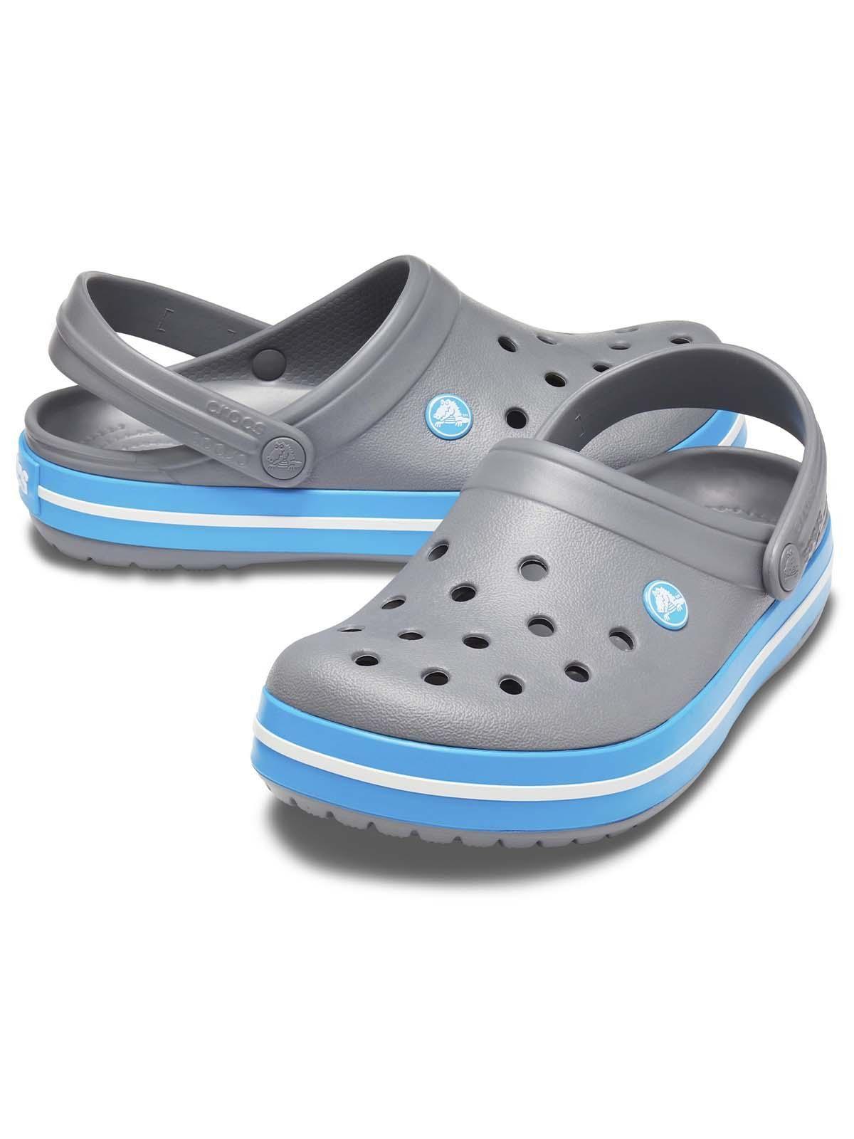 Zueco Crocs Unisex Crocband Gris-3