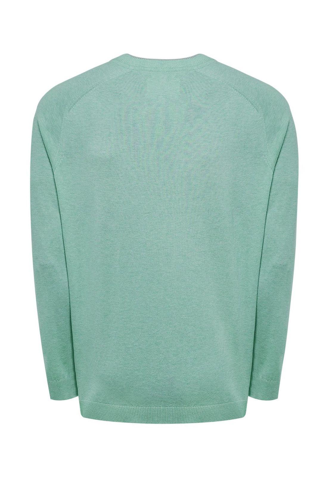 Sweater Algodón Orgánico Hombre Angri Verde-1