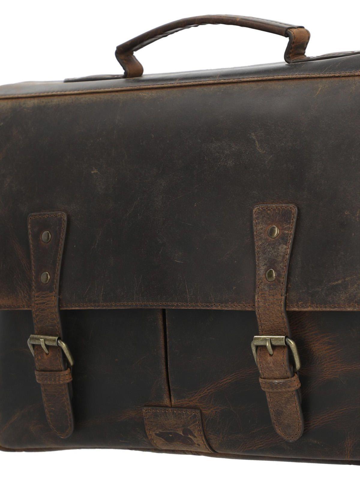 Maletín Cuero Hombre Oh Sullivan Bag Café-2