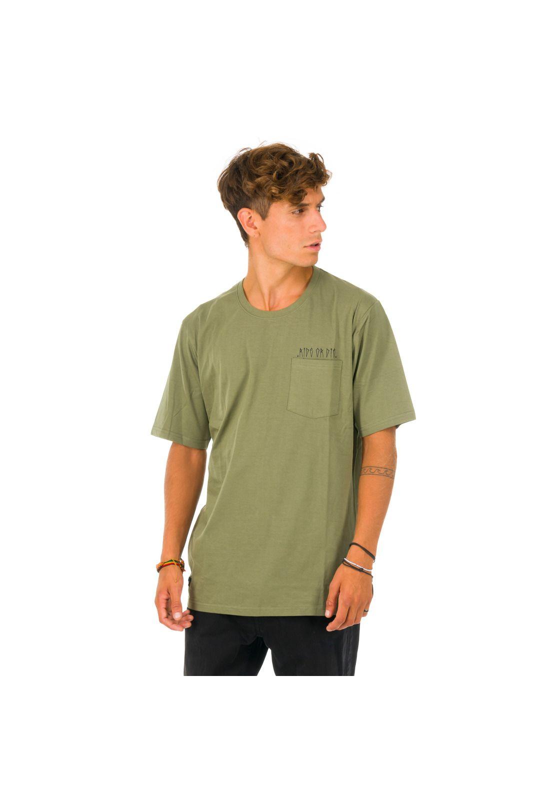 Polera M/C Unisex Ride Or Die Verde -4