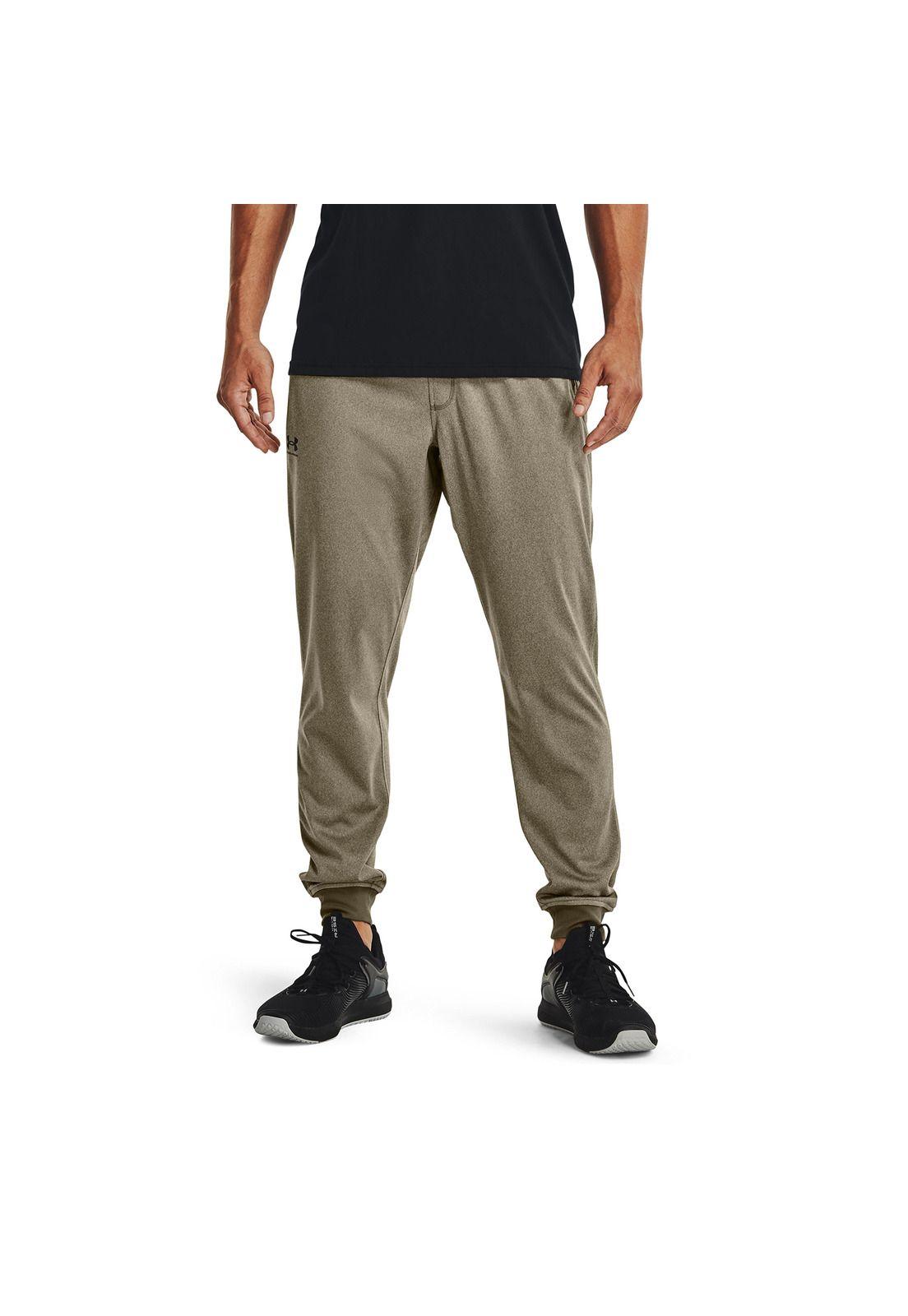 Pantalon Buzo Hombre Tricot Jogger Verde-2