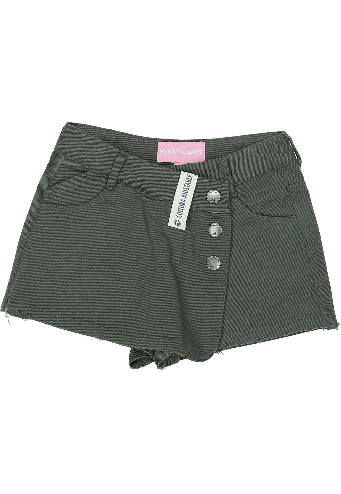 Falda Niña Skort Verde-0