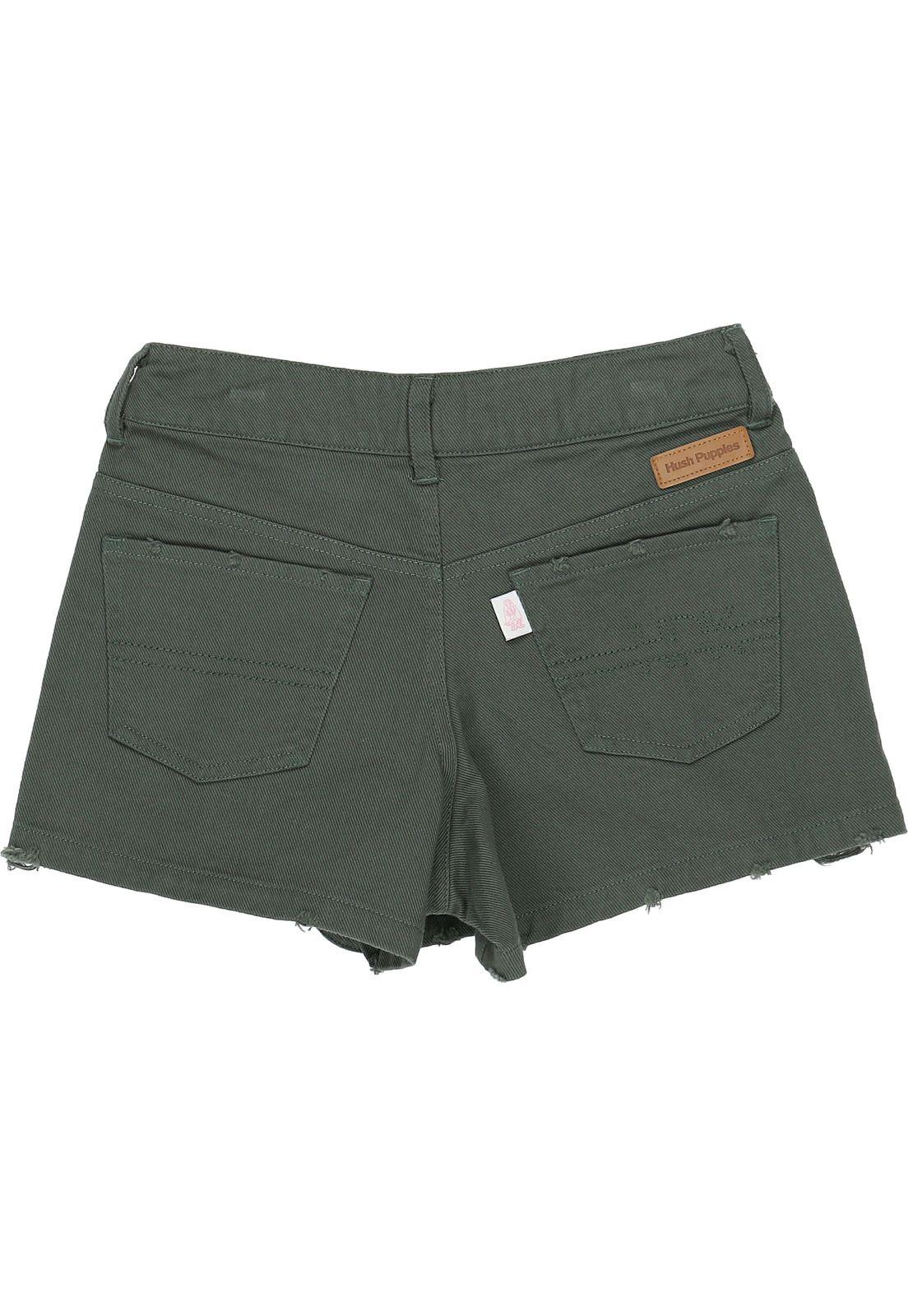Falda Niña Skort Verde-1