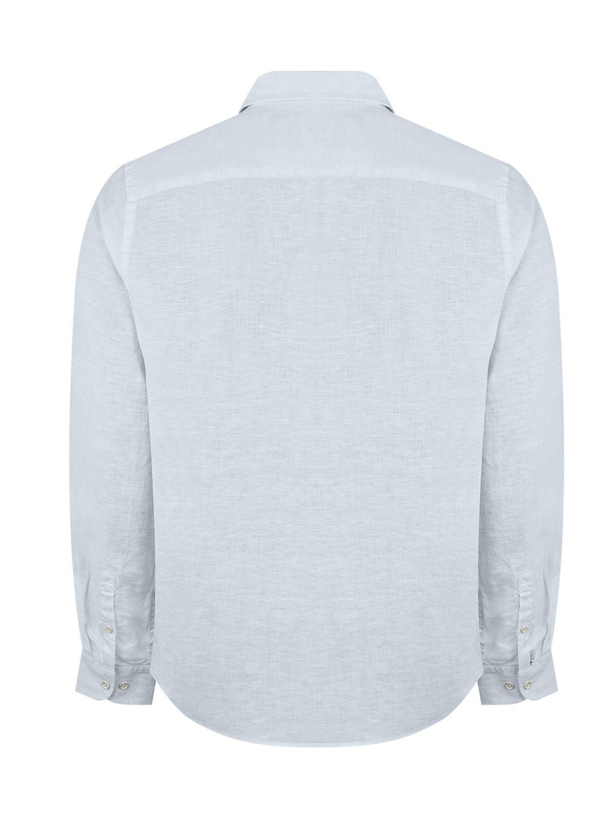 Camisa Lino Orgánico Celeste Linen Hombre -1