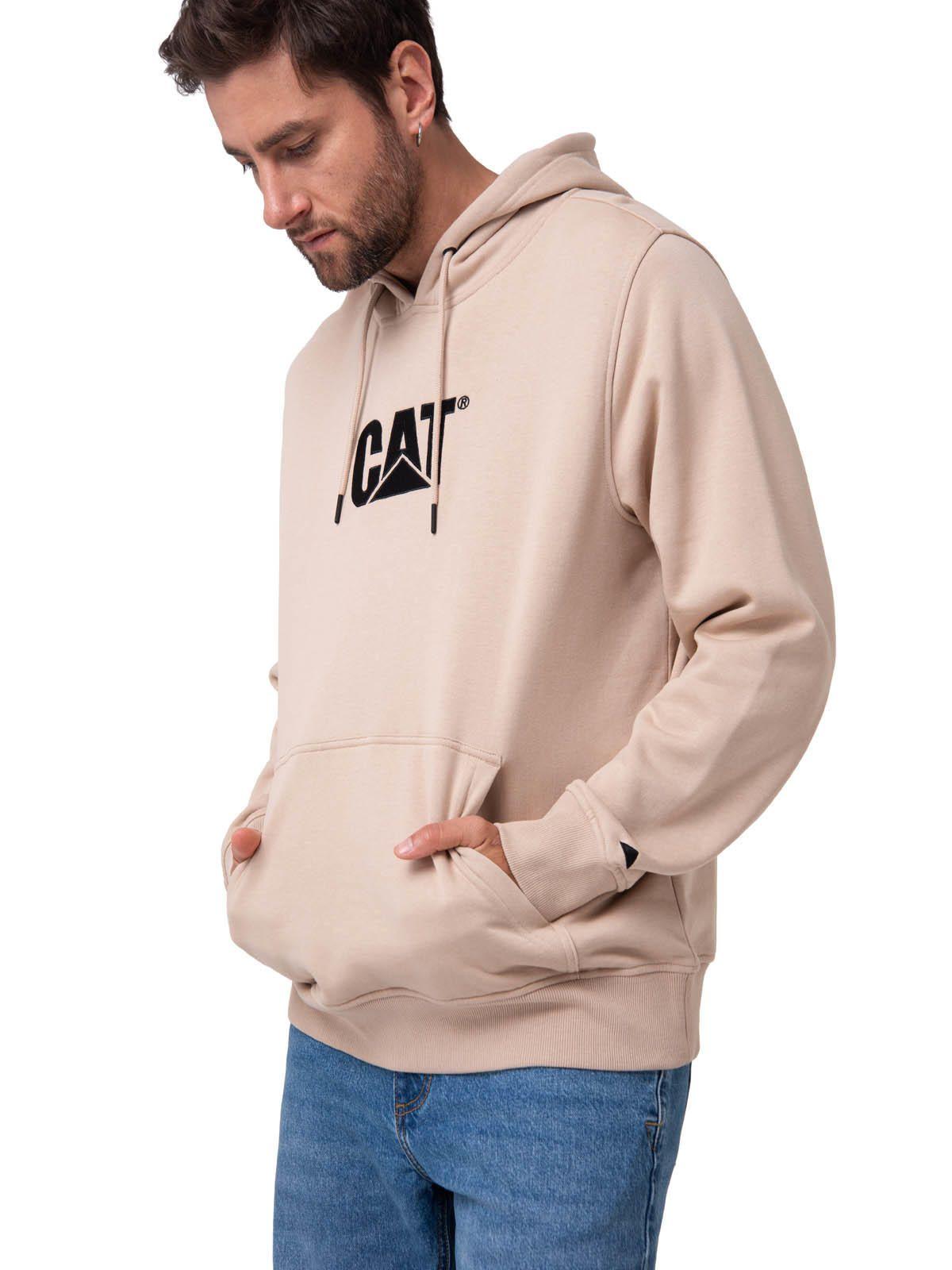 Polerón Hombre Logo Beige-1