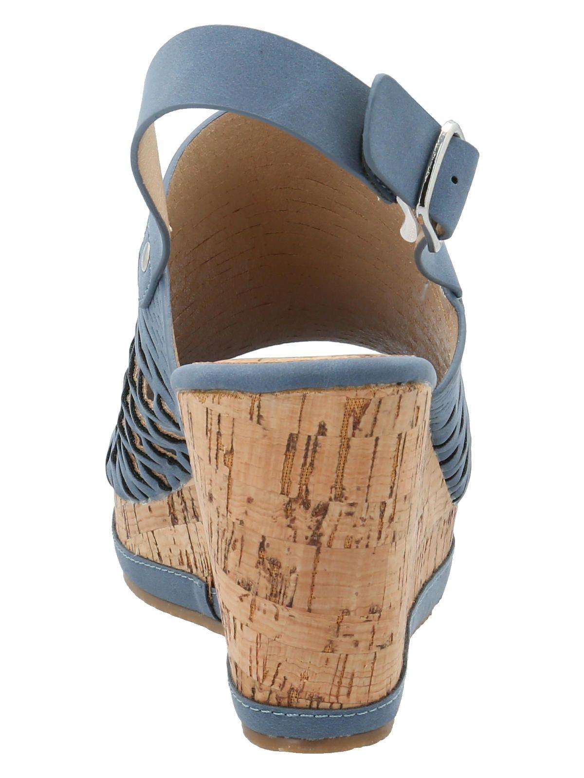 Sandalia Mujer Florencia Denim -5