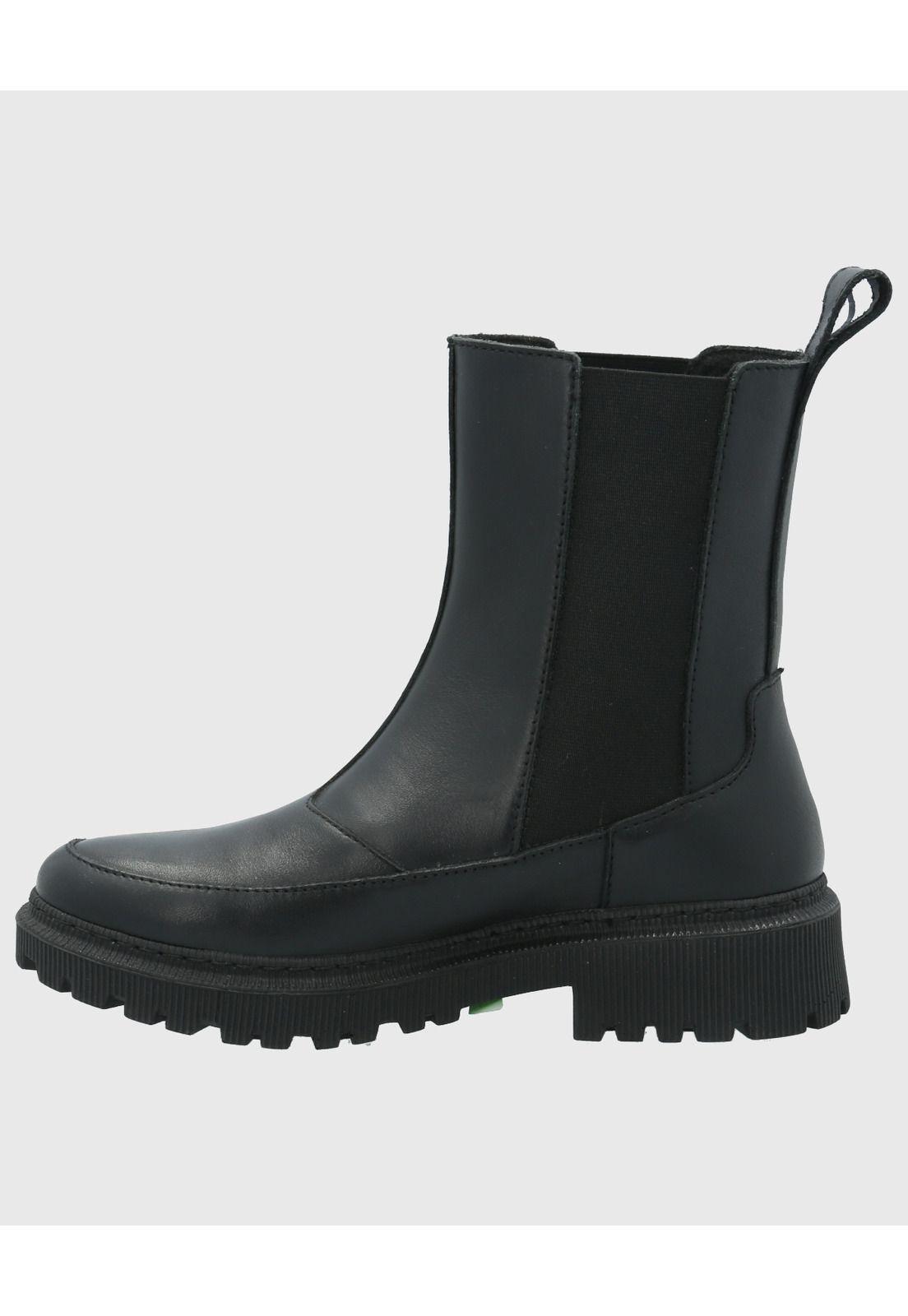 Botin Cuero Mujer Bibury Negro-5