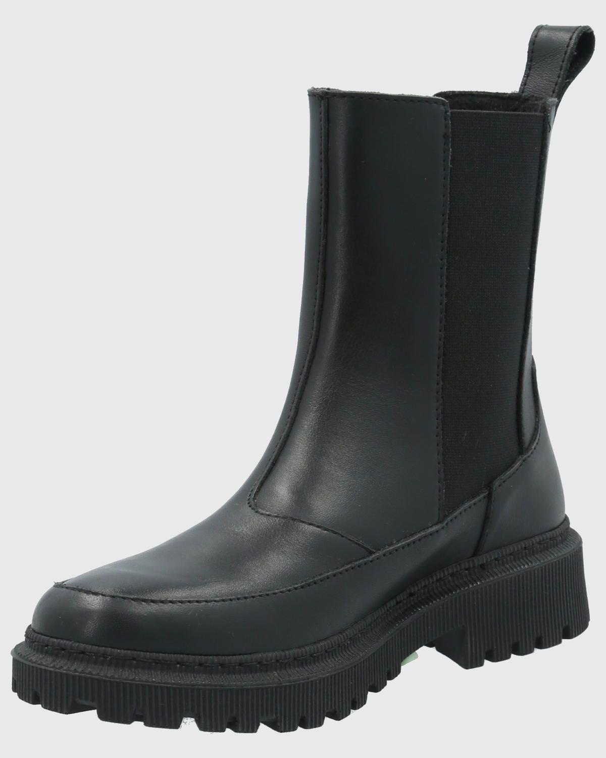 Botin Cuero Mujer Bibury Negro-4