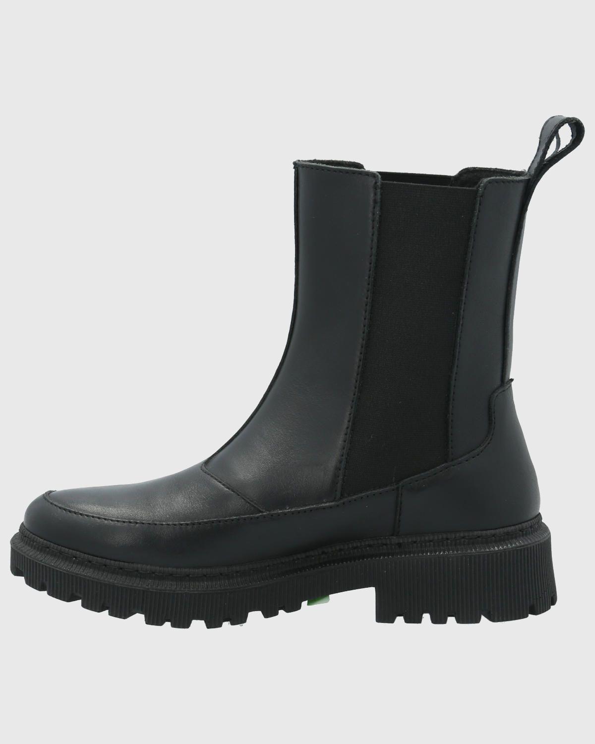Botin Cuero Mujer Bibury Negro-5