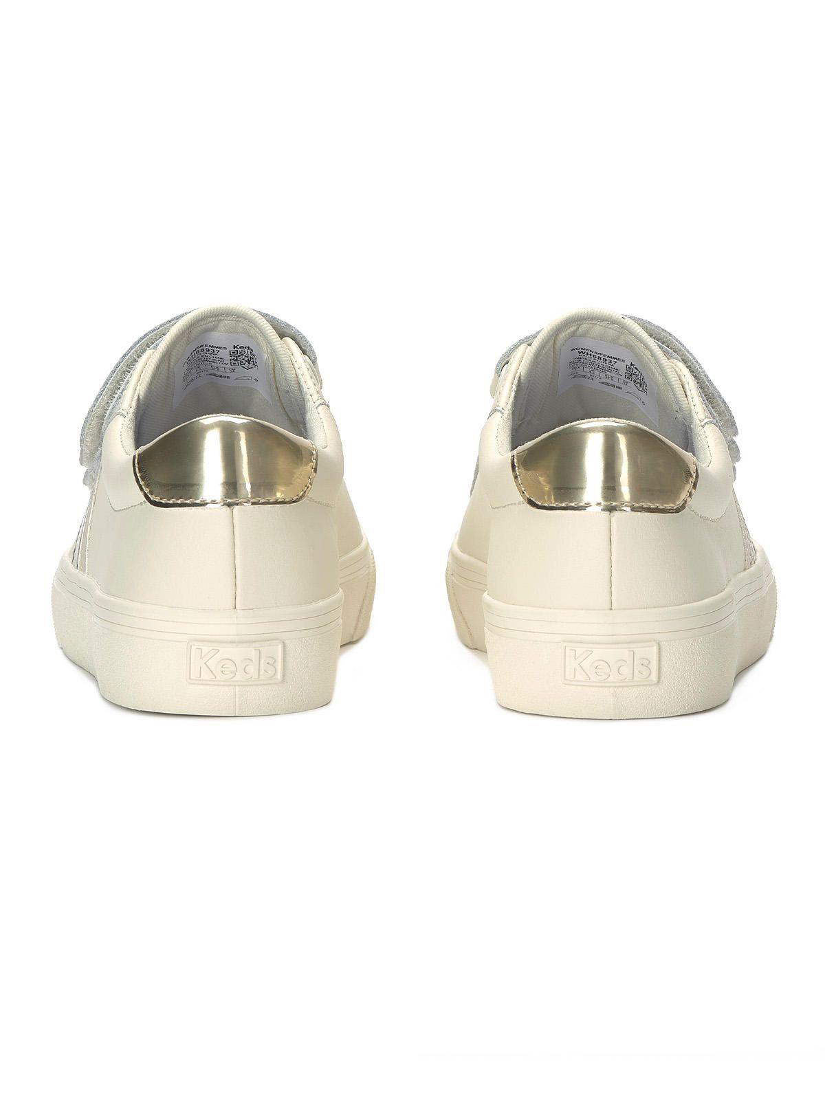 Zapatilla Cuero Mujer Jump Kick V Lthr Beige-4