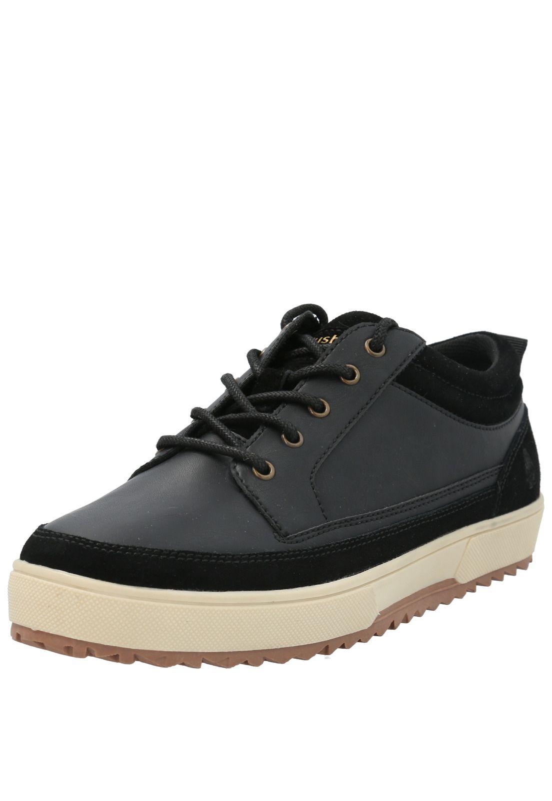 Zapatilla Cuero Niño Slalom Low Azul-4