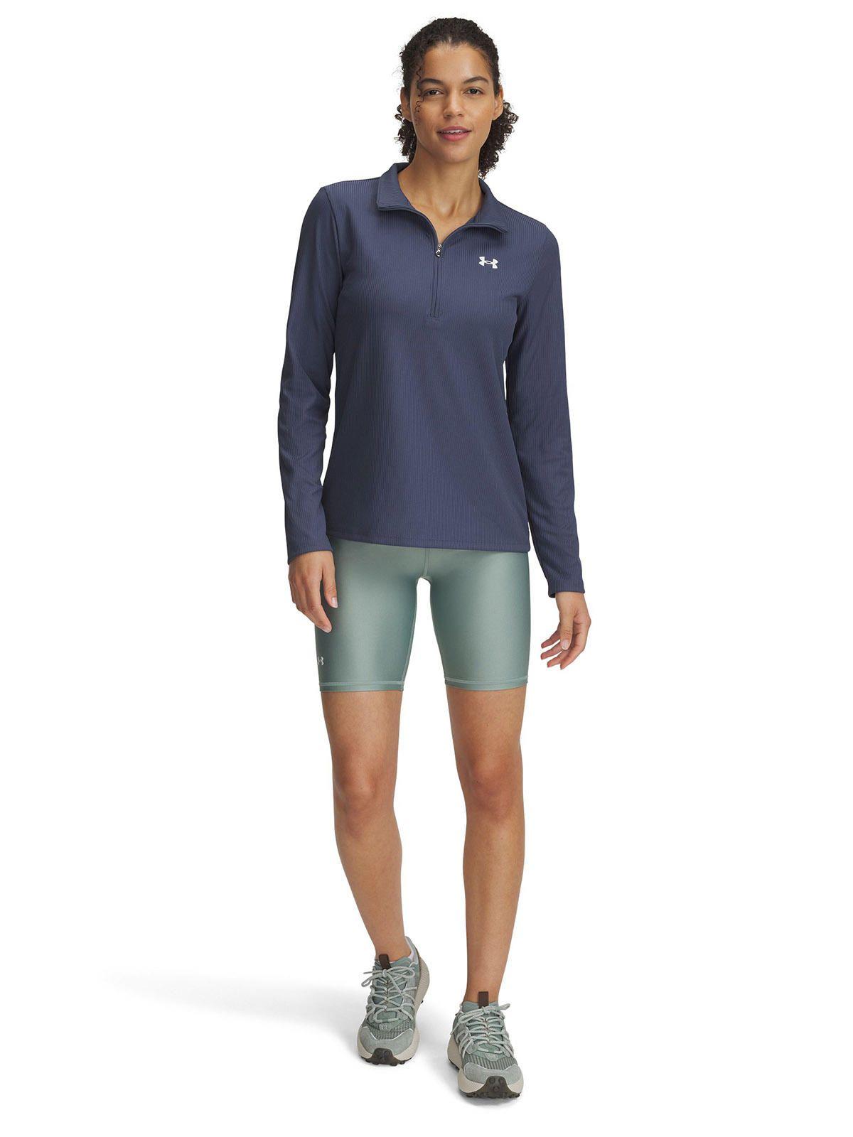 Calzas UA Tech Bike Shorts Mujer Verde-3