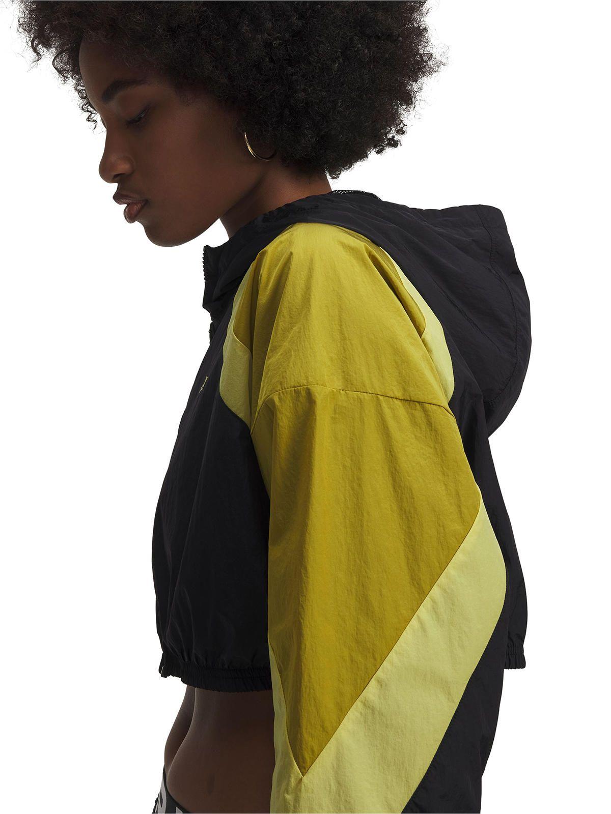 Chaqueta Lifestyle para Mujer Icon Negro/Verde-0