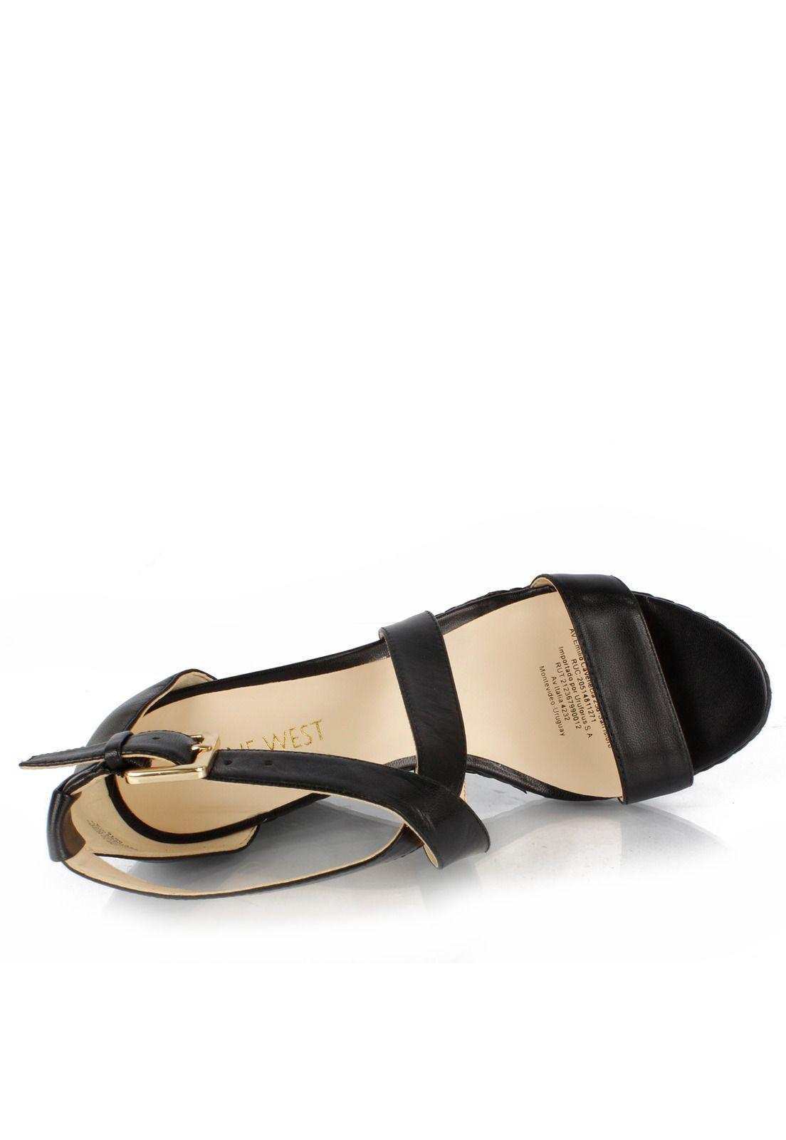 Sandalia Cuero Jay Negro Mujer-3