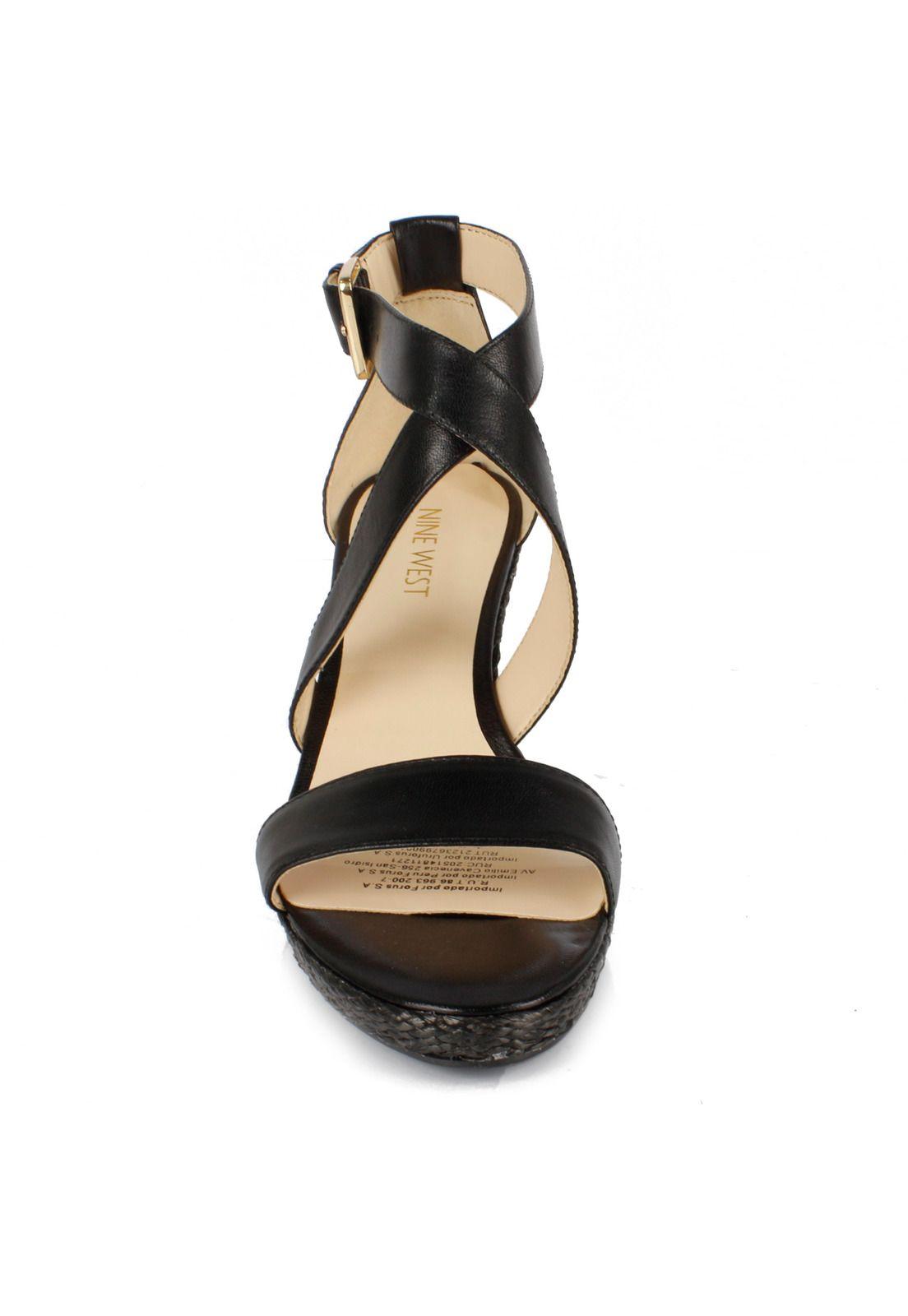 Sandalia Cuero Jay Negro Mujer-4