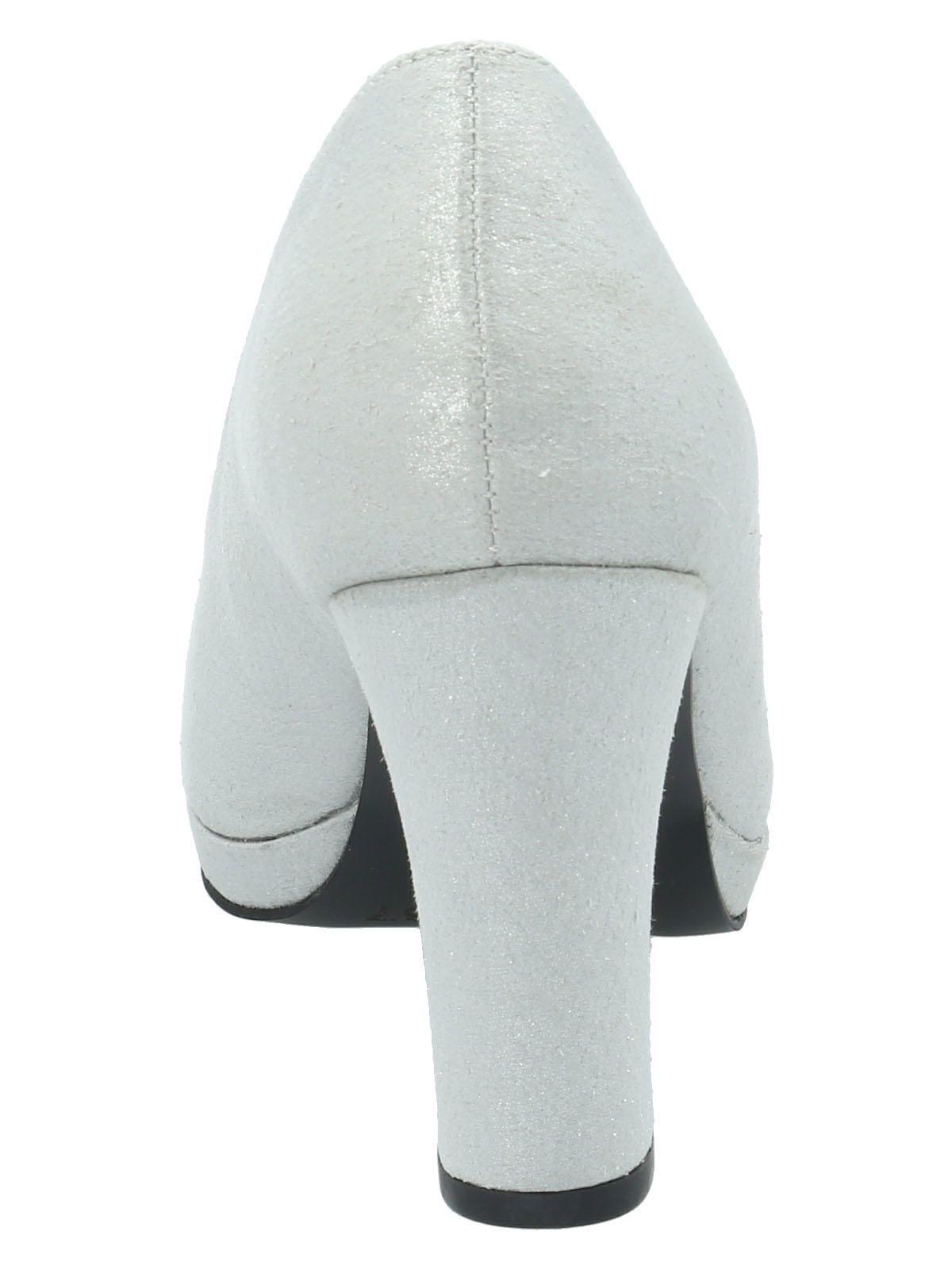 Zapato Mujer Azucena Plateado-6