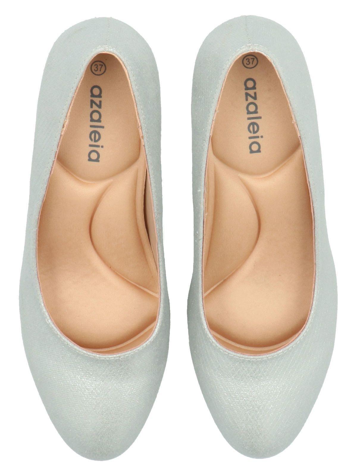 Zapato Mujer Azucena Plateado-7