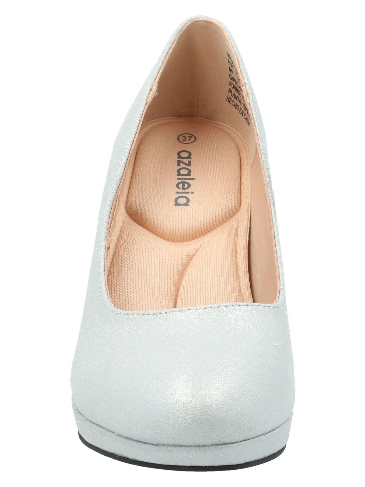 Zapato Mujer Azucena Plateado-3