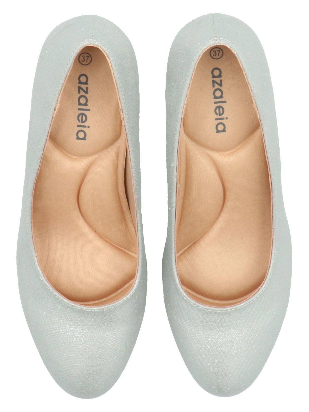 Zapato Mujer Azucena Plateado-7