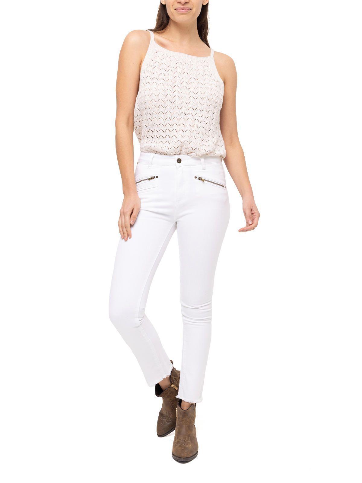 Jeans Natural Flex Leman Blanco Mujer-0