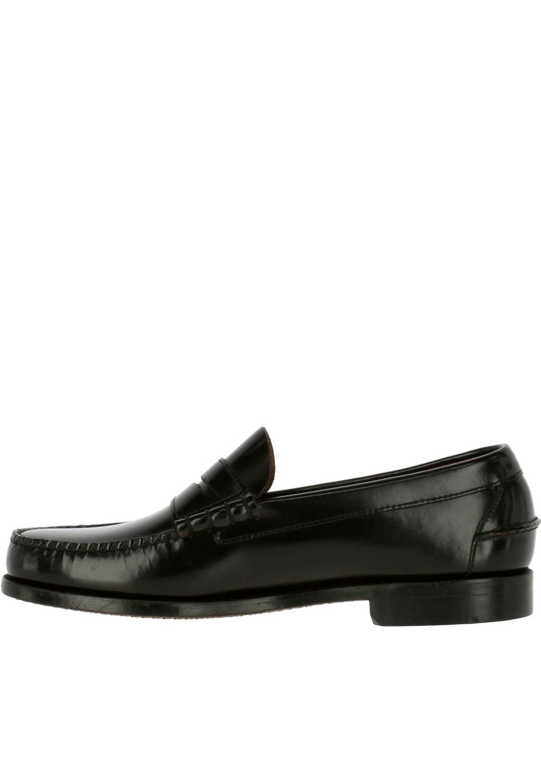 Mocasin Cuero Prada Negro-5