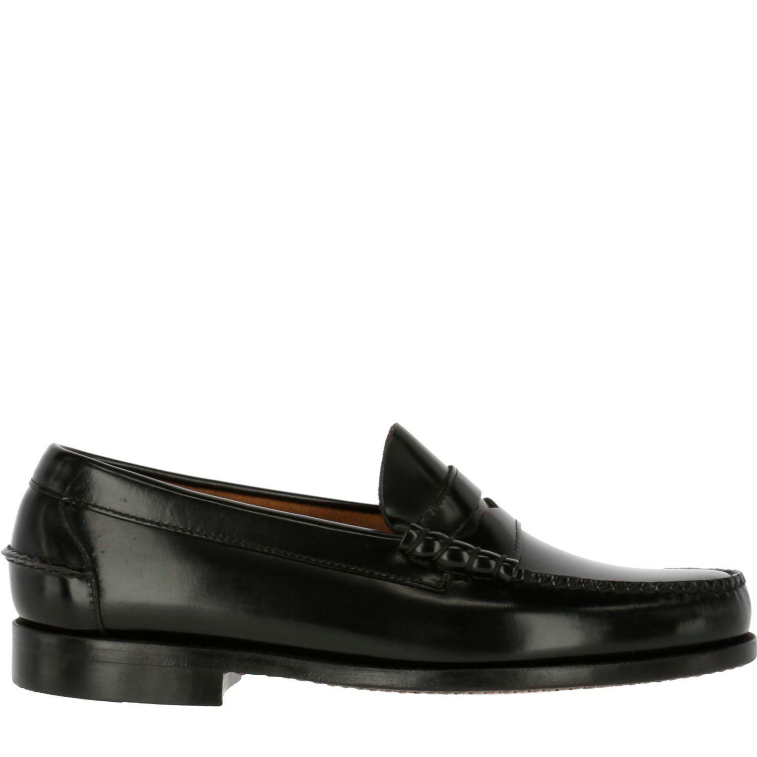 Mocasin Cuero Prada Negro-3