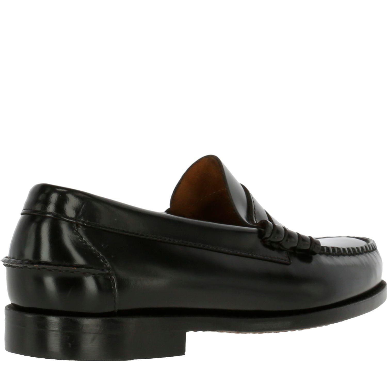 Mocasin Cuero Prada Negro-4