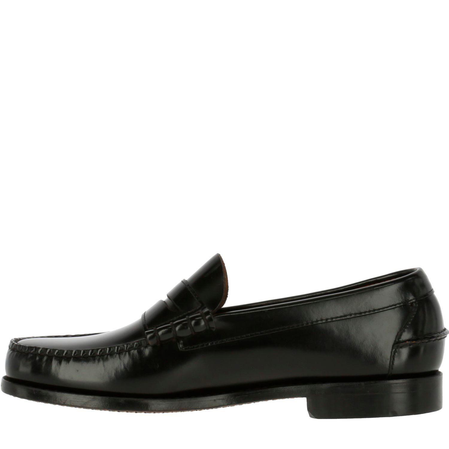 Mocasin Cuero Prada Negro-5