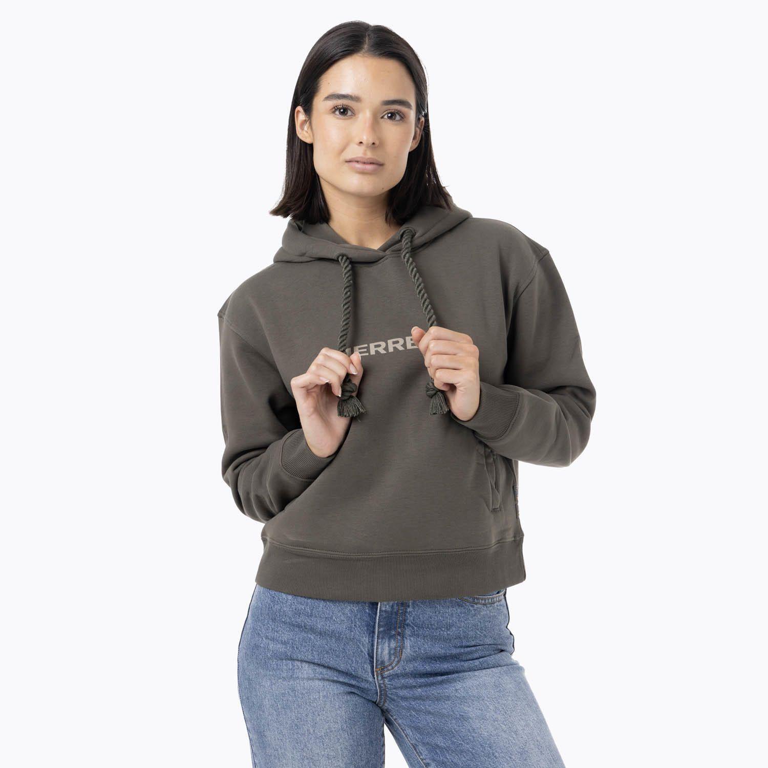 Polerón Mujer Logo Hoodie Verde-0