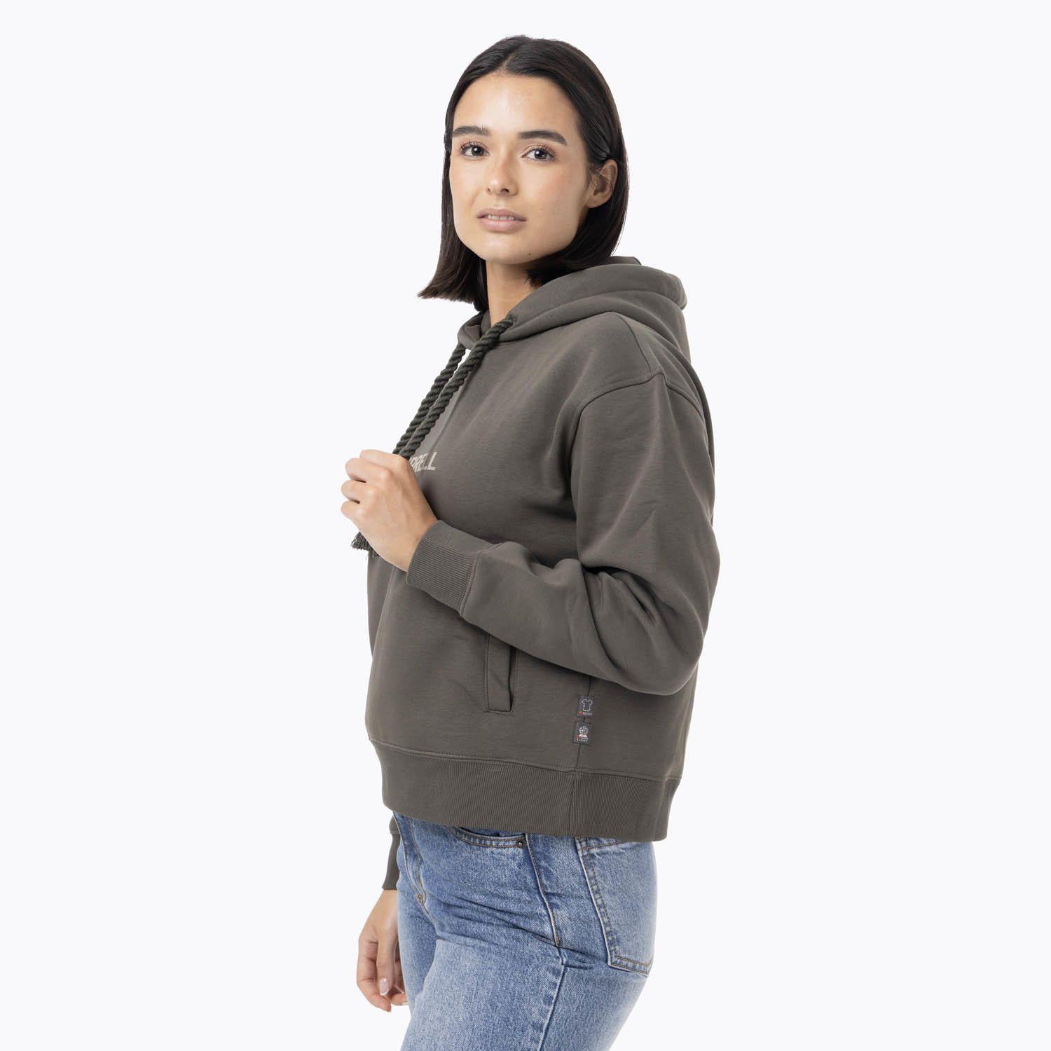 Polerón Mujer Logo Hoodie Verde-1