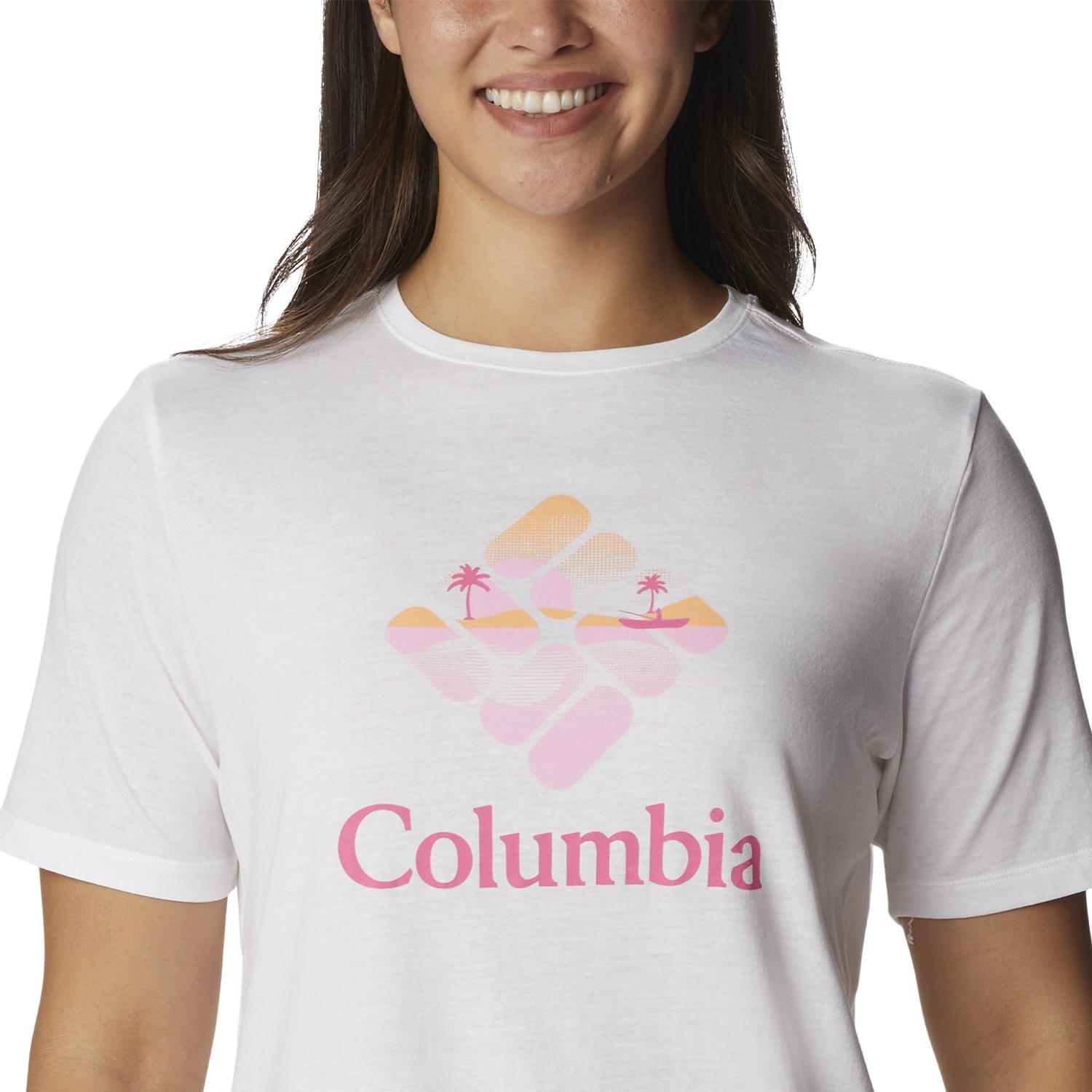 Polera Blue Bird Day Relax Blanco Mujer-1