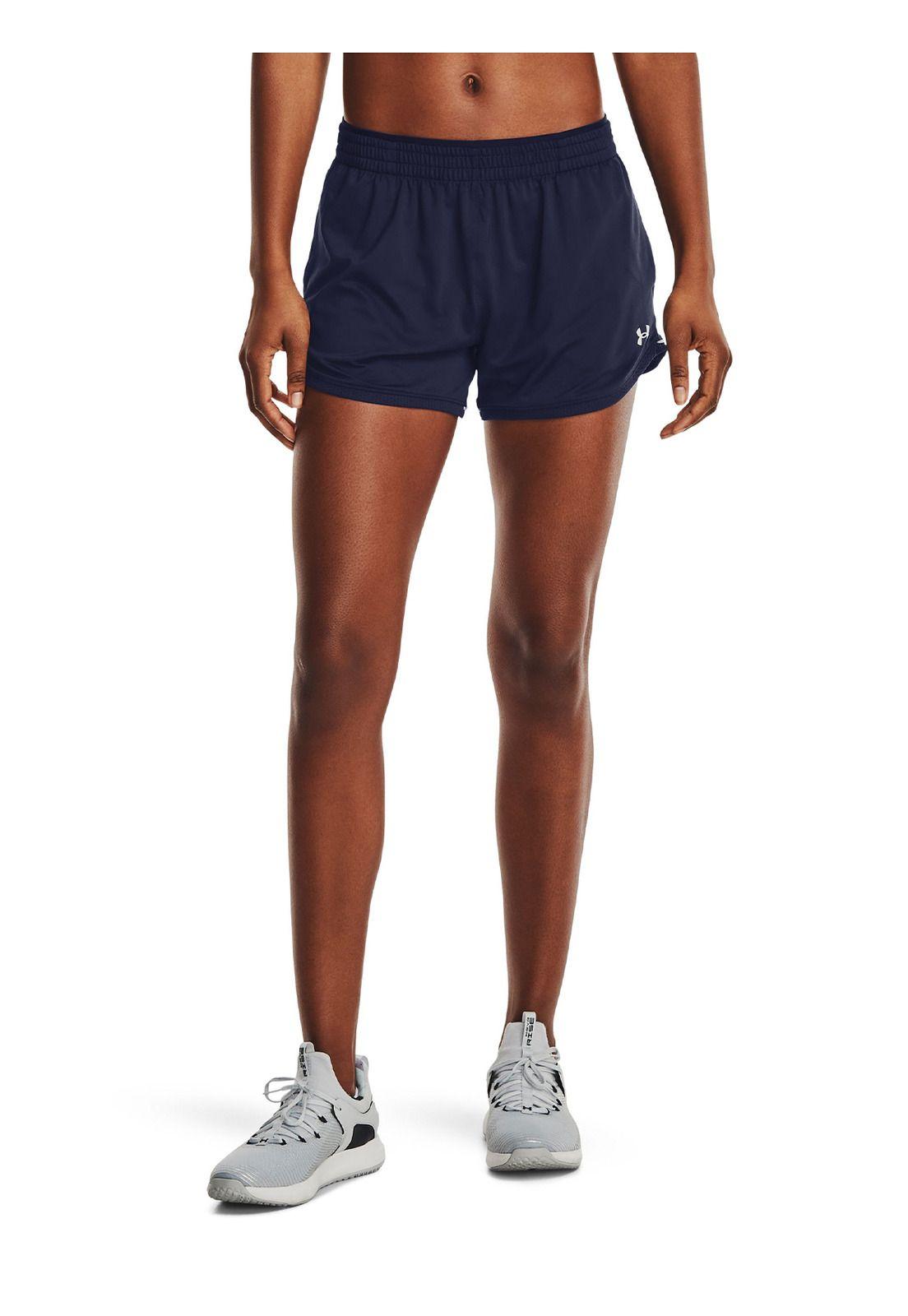Shorts UA para Mujer Azul Marino-3