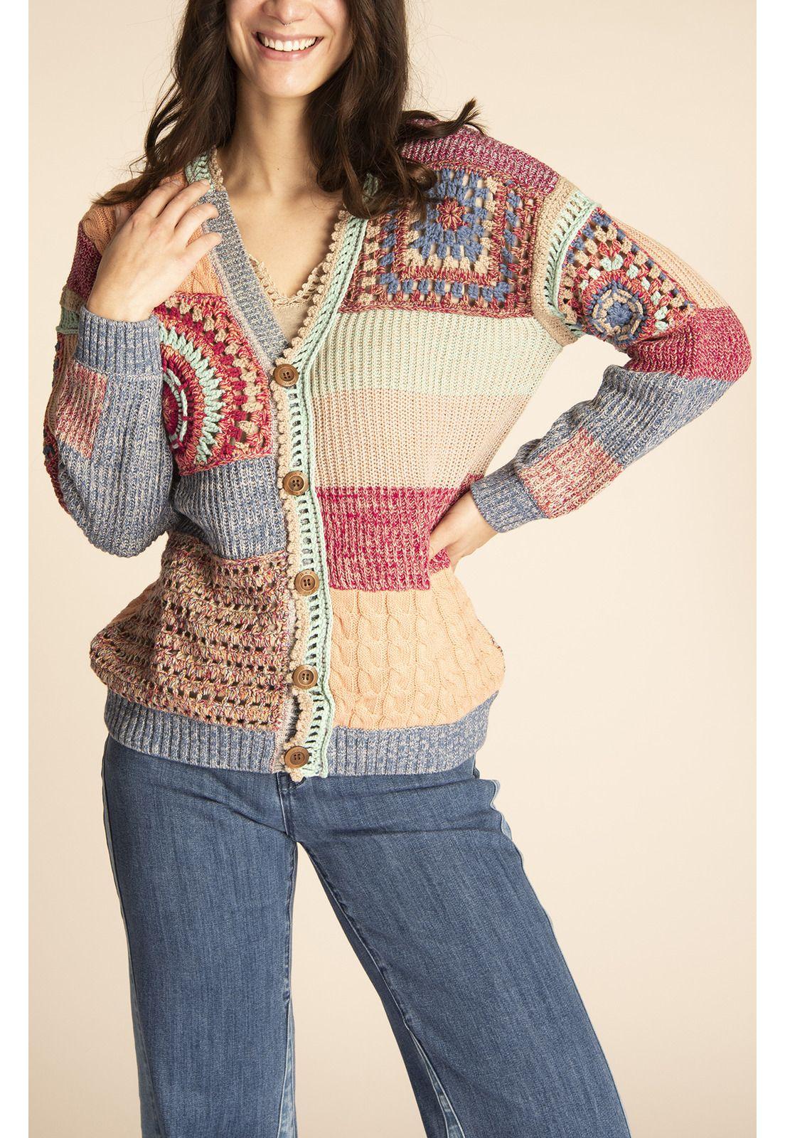 Polerón Mujer Ambar Multicolor-6