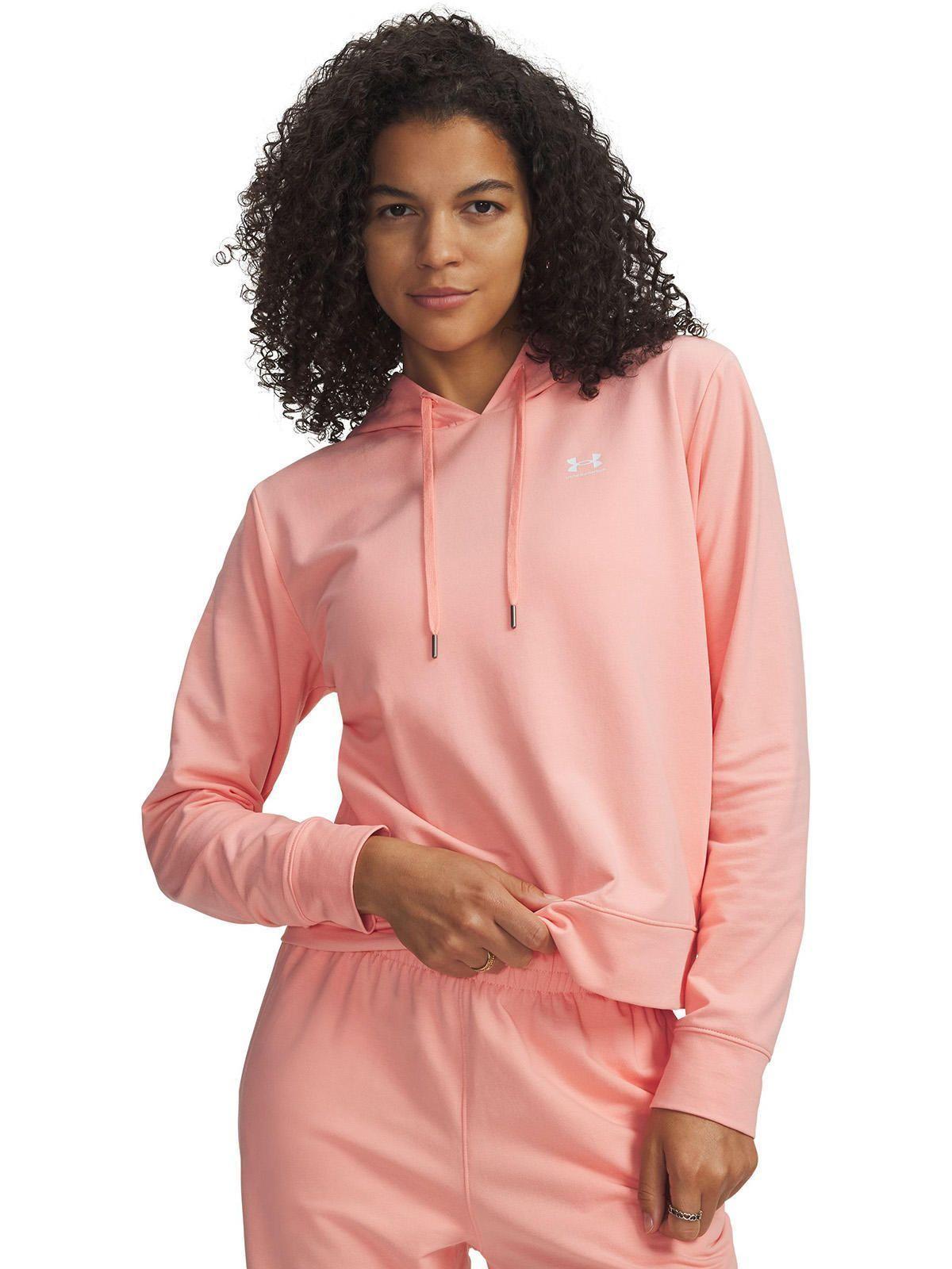 Poleron Mujer Sport Terry Hoodie Rosado-0