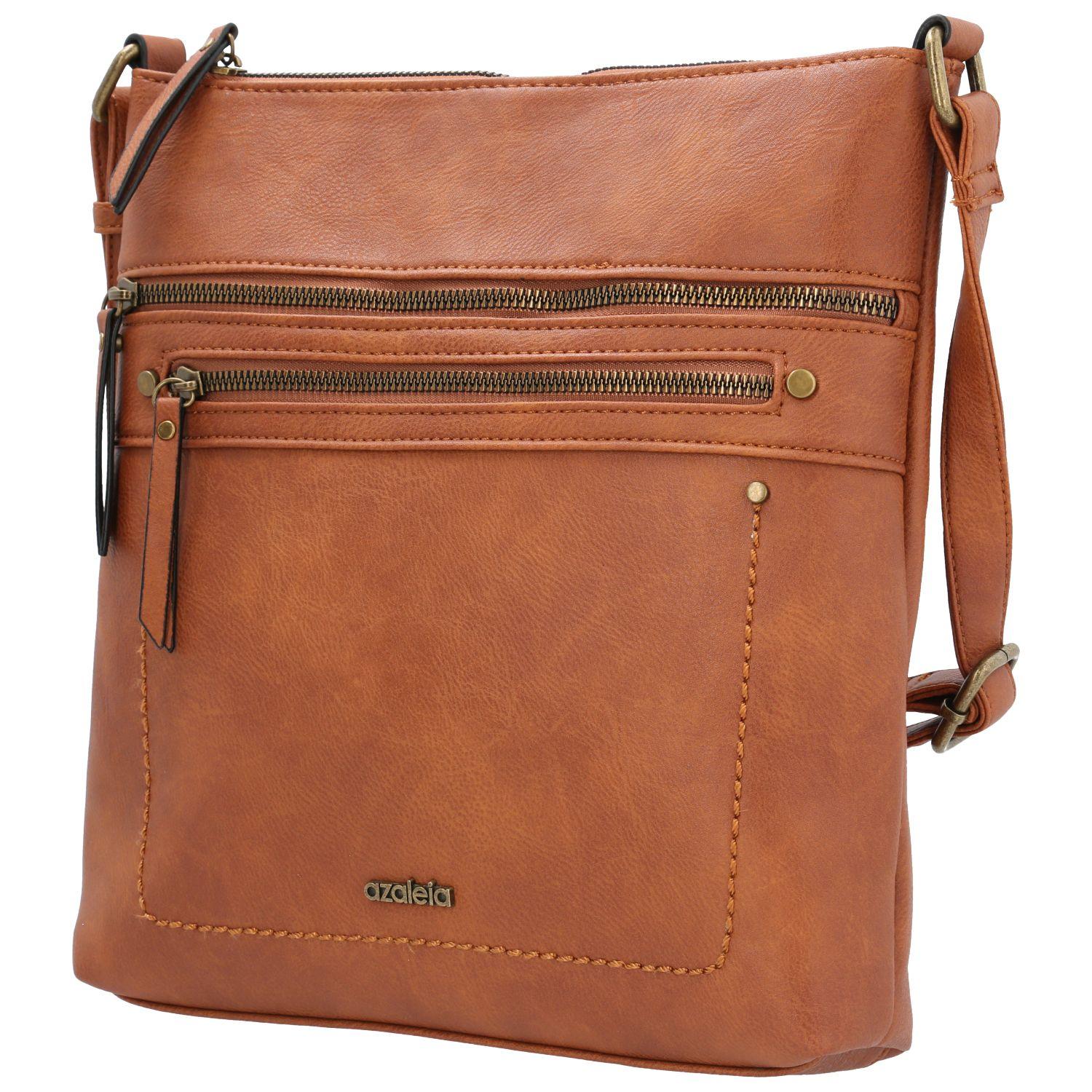 Cartera Amy Cross Camel Mujer-1