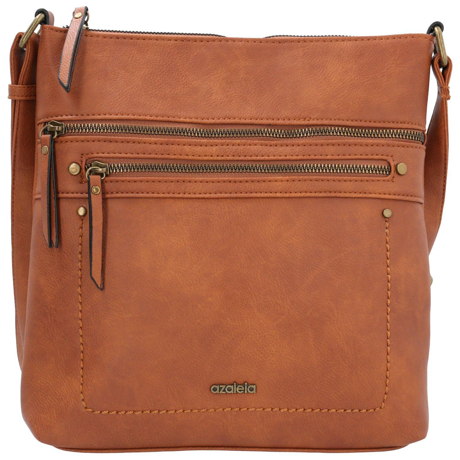 Cartera Amy Cross Camel Mujer-0