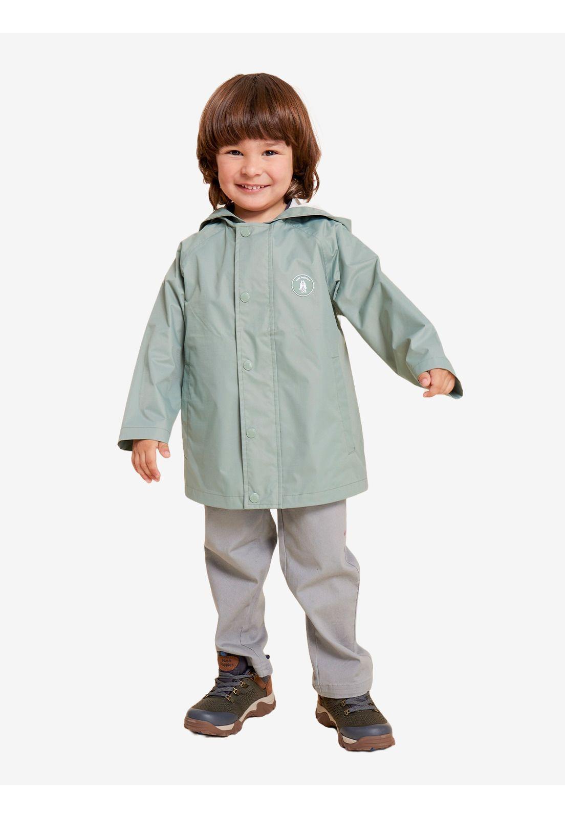 Chaqueta Waterproof Niño Wind Verde-0