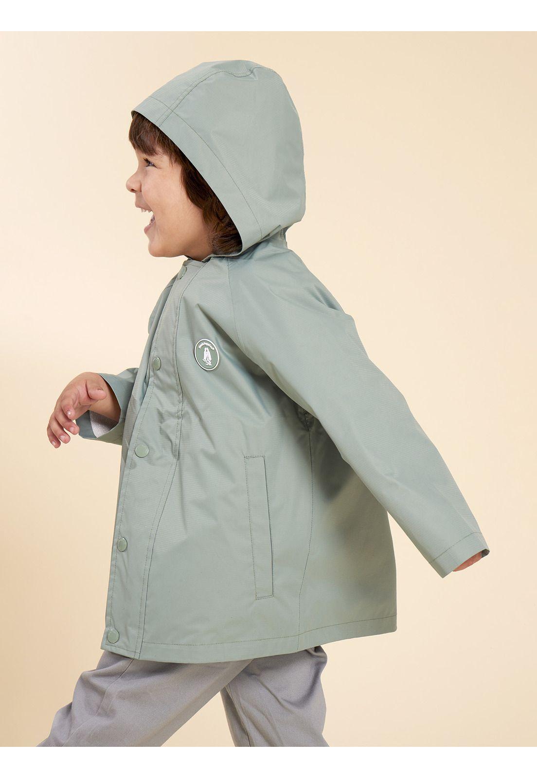 Chaqueta Waterproof Niño Wind Verde-1
