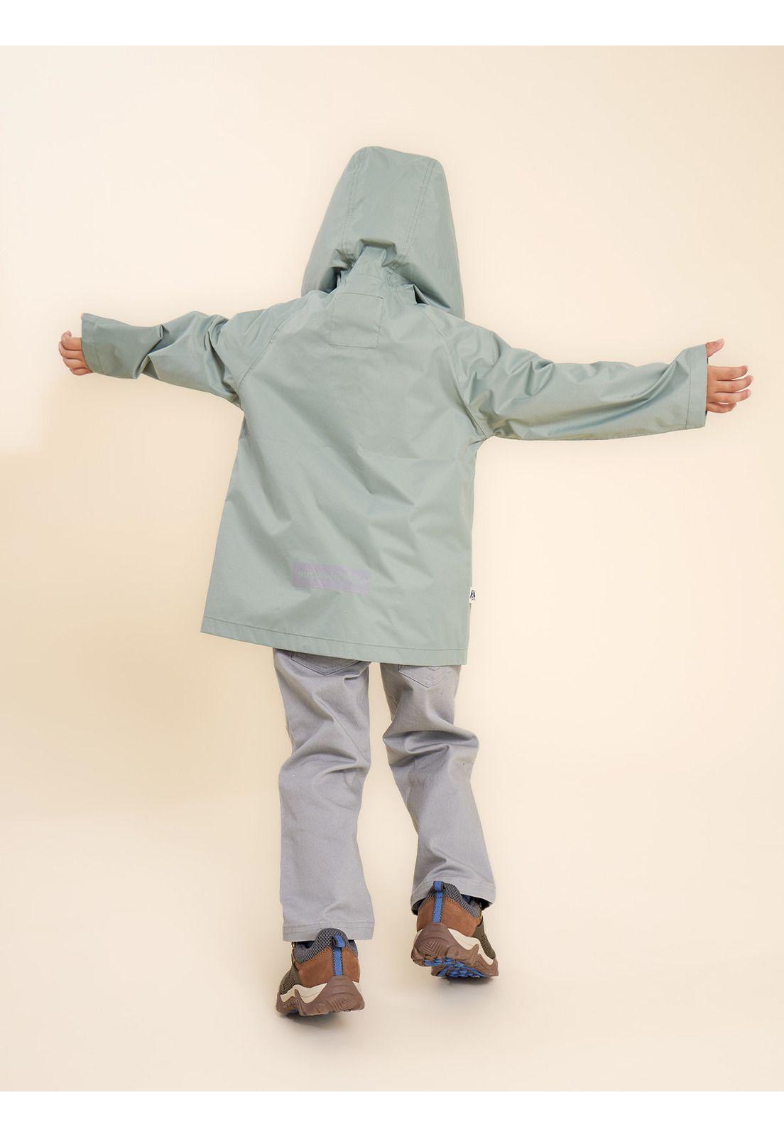 Chaqueta Waterproof Niño Wind Verde-3