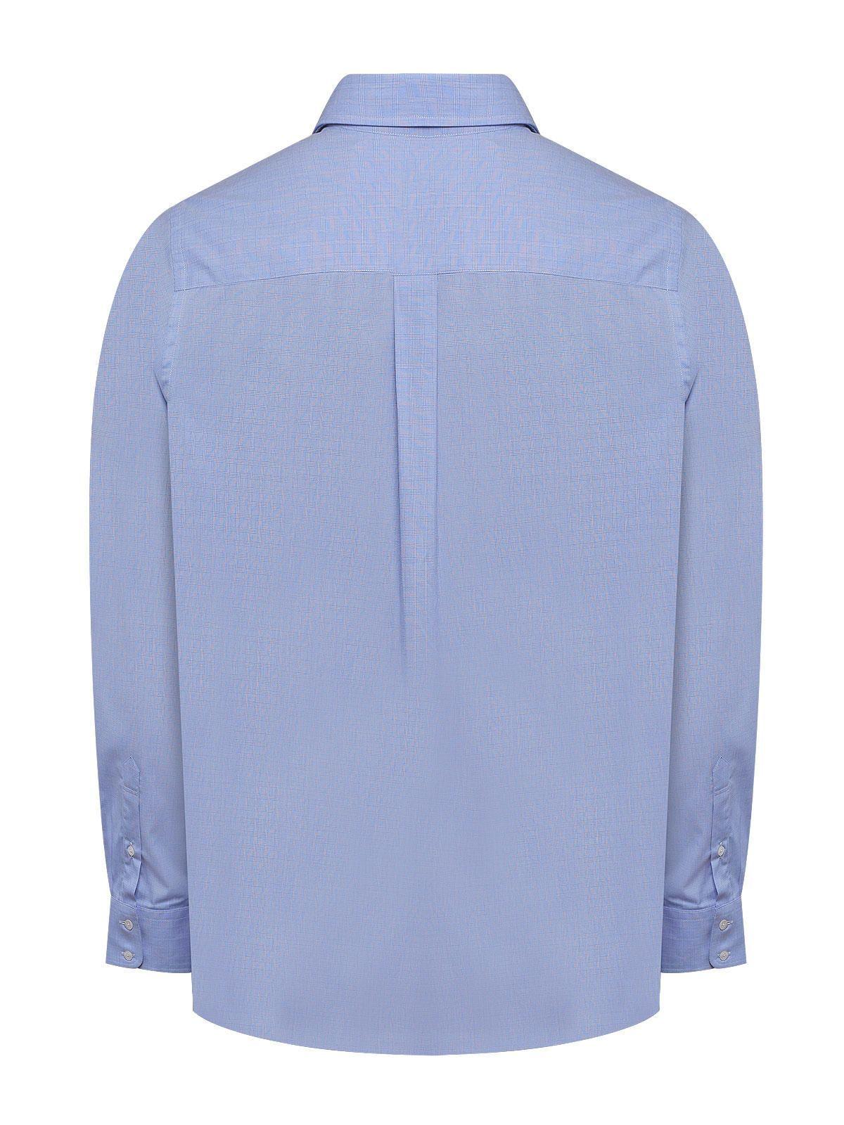 Camisa Cuello Italiano Hombre Easyiron Celeste-3