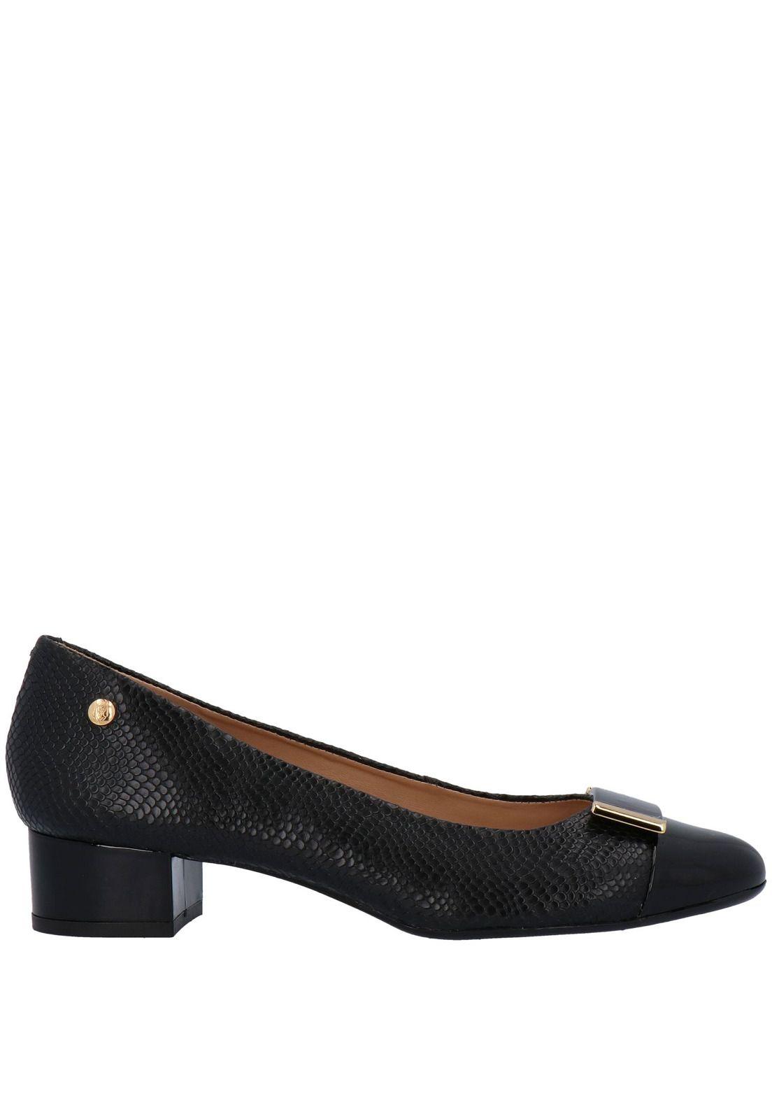 Zapato Mujer Cuero Commited Negro-1