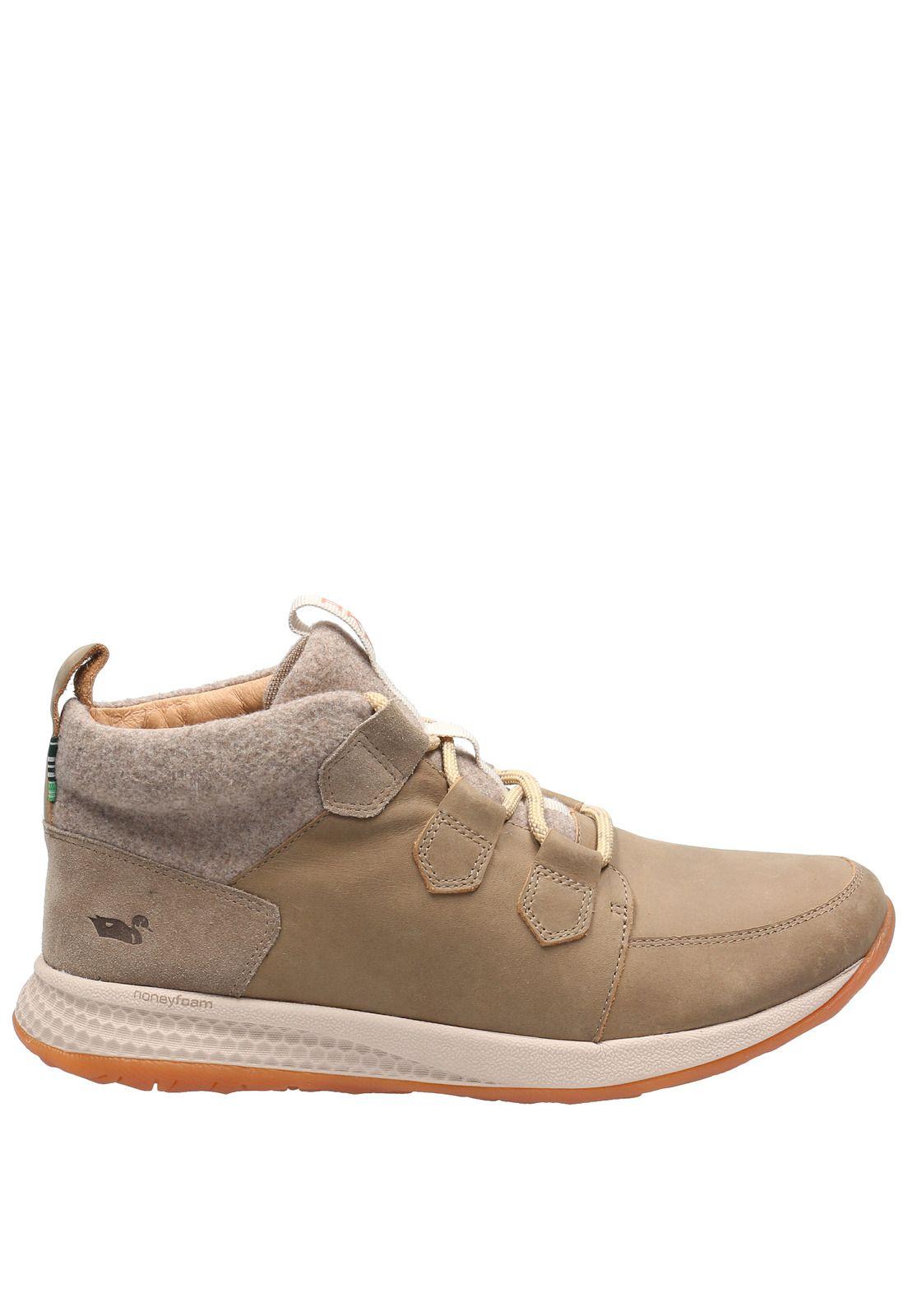 Botín Cuero Mujer Esti Hi Café Claro-0