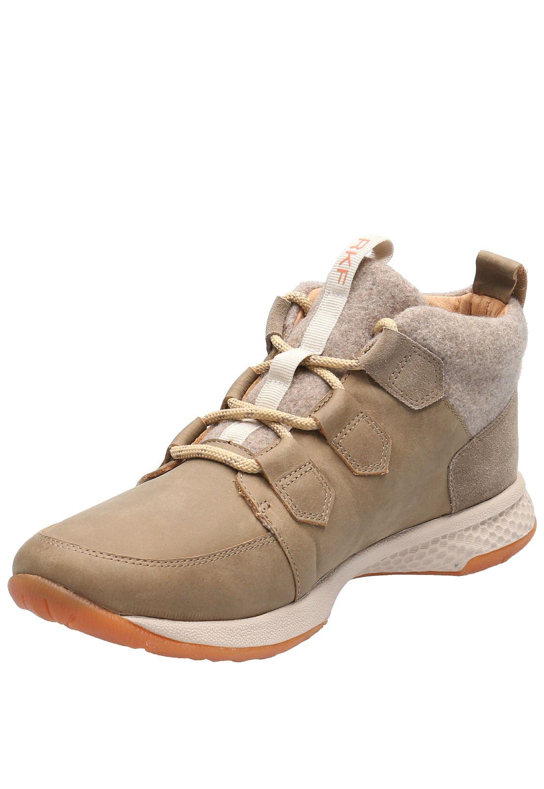 Botín Cuero Mujer Esti Hi Café Claro-4