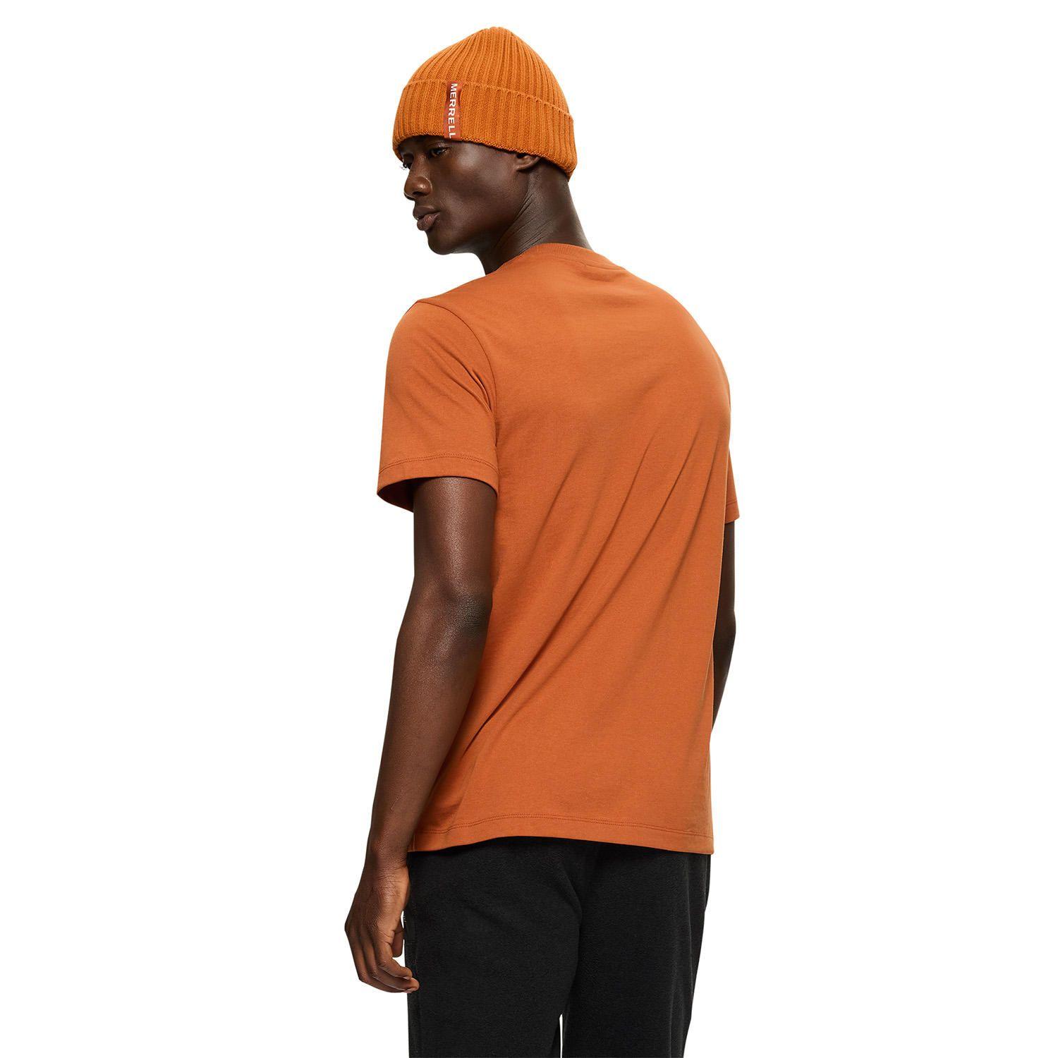 Polera Manga Corta Hombre For Life Naranjo-3