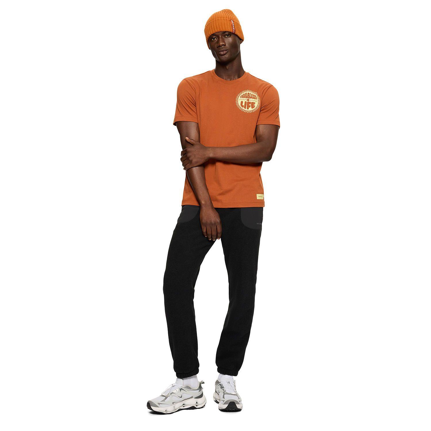 Polera Manga Corta Hombre For Life Naranjo-4